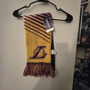 Lakers Purple and Gold Scarf with Logo